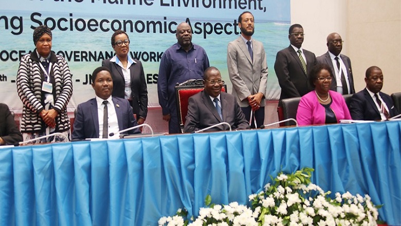 MAKAMU WA RAIS AFUNGUA MKUTANO WA UMOJA WA MATAIFA JUU YA TATHMINI YA HALI YA MAZINGIRA YA BAHARI cover image